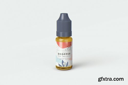 CreativeMarket - Vape Dropper Bottle MockUp 4399716