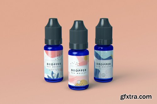 CreativeMarket - Vape Dropper Bottle MockUp 4399716