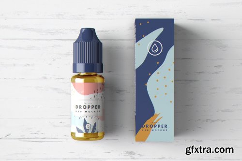 CreativeMarket - Vape Dropper Bottle MockUp 4399716