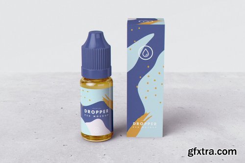 CreativeMarket - Vape Dropper Bottle MockUp 4399716