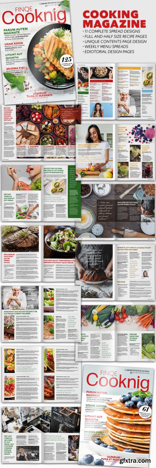 Cooking Magazine Layout 331040052