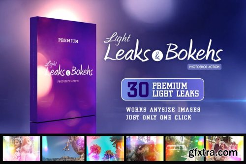 GraphicRiver - Premium Light Leaks PS Action 25996067