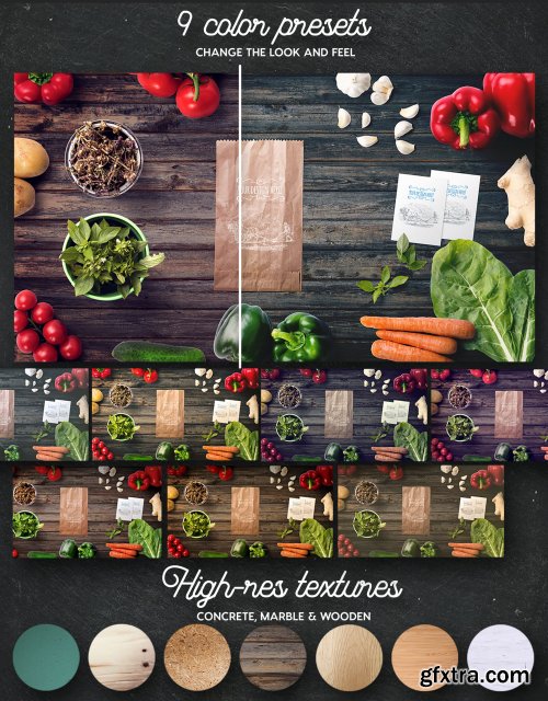 CreativeMarket - Organic Food Scene Generator 4508596