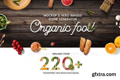 CreativeMarket - Organic Food Scene Generator 4508596