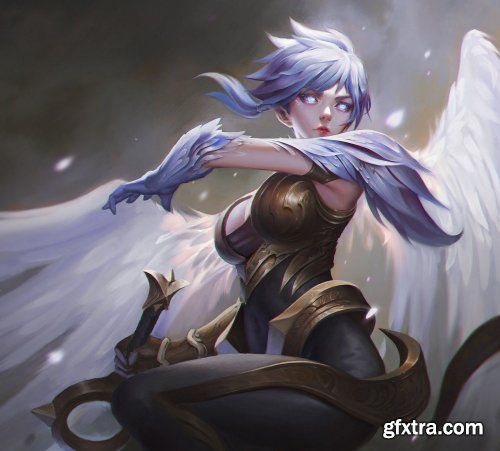 Artstation - Riven: Full video process + Brushes - Dao Le Trong