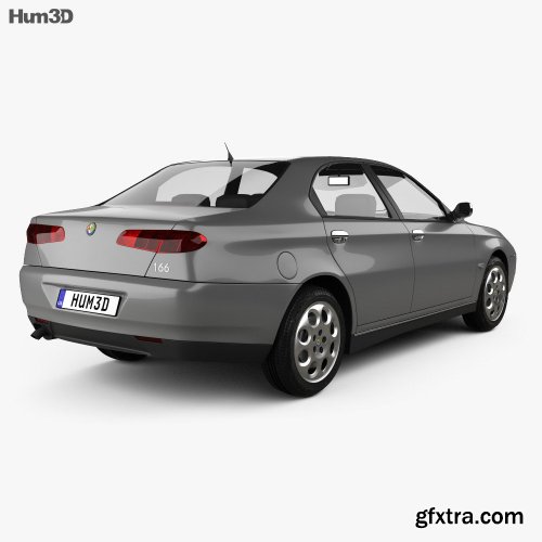 HUM3D Alfa Romeo 166 1998 3D Model