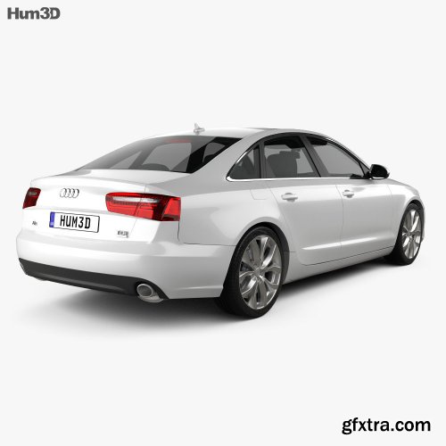 Audi A6 sedan 2012 3D Model