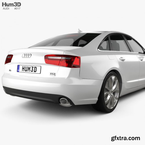 Audi A6 sedan 2012 3D Model