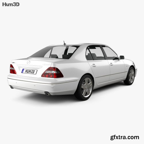 Lexus LS (XF30) 2003 3D Model