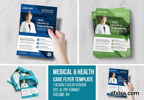 CreativeMarket - Medical Flyer Templates 4686301