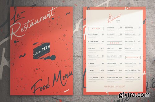 Rock Vibe Food Menu