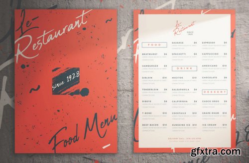 Rock Vibe Food Menu