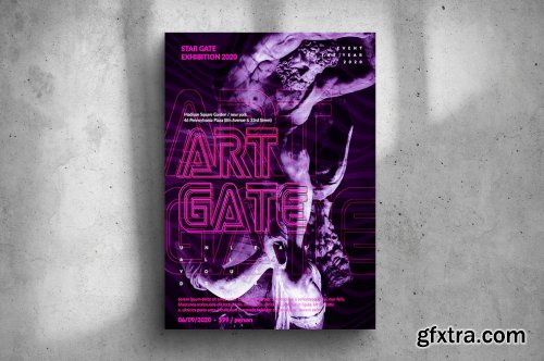 Art Gate Exhibition - Big Poster Design