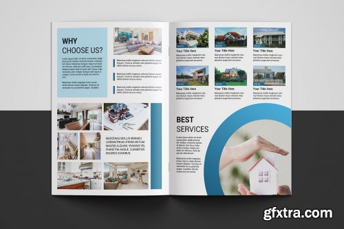 CreativeMarket - Real Estate Brochure 4593584