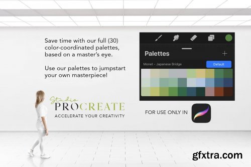 CreativeMarket - Procreate Color Palette - Monet 2 4579617