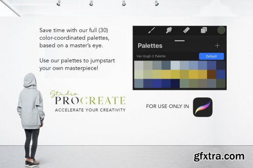 CreativeMarket - Procreate Color Palette - VanGogh2 4579624