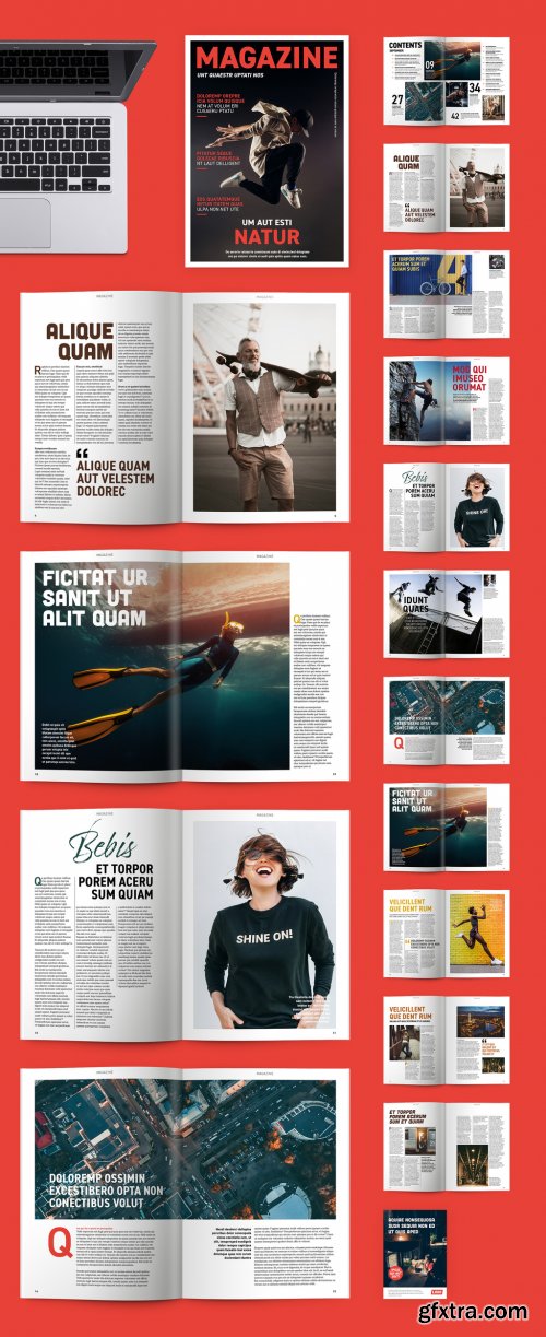 Modern Magazine Layout 331494435