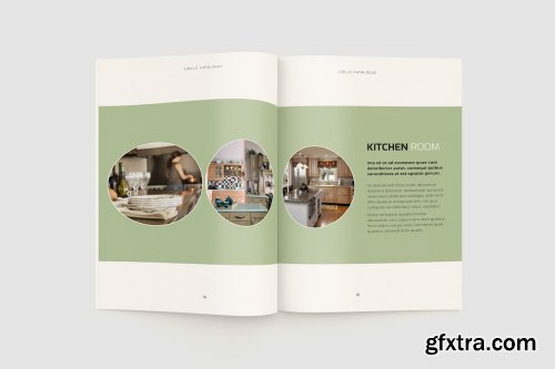 CreativeMarket - Kitchen Interior Design Magazine 4700811