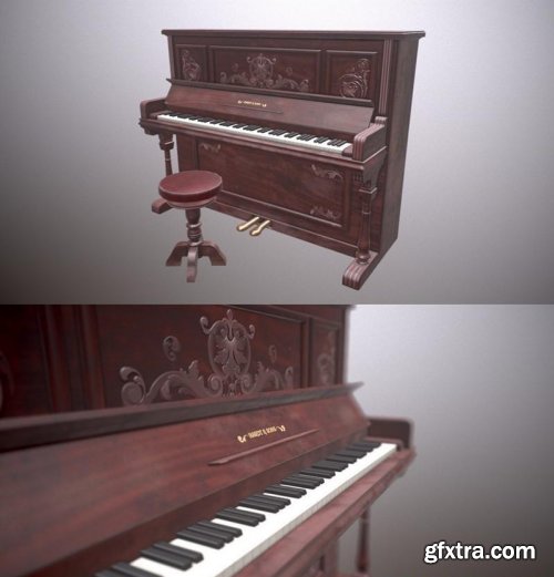 Upright piano