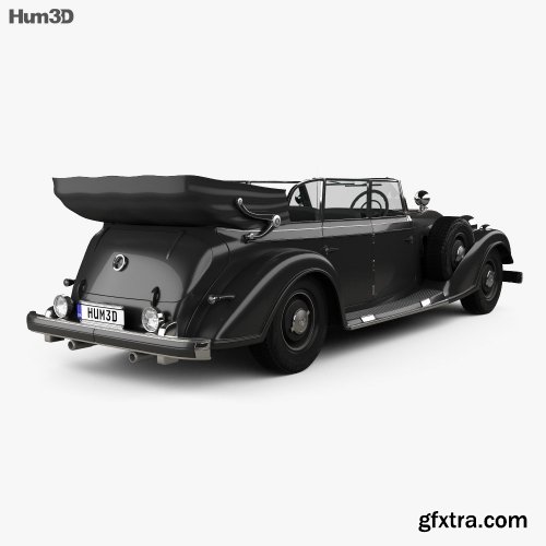 Mercedes-Benz 770K 1936 3D model