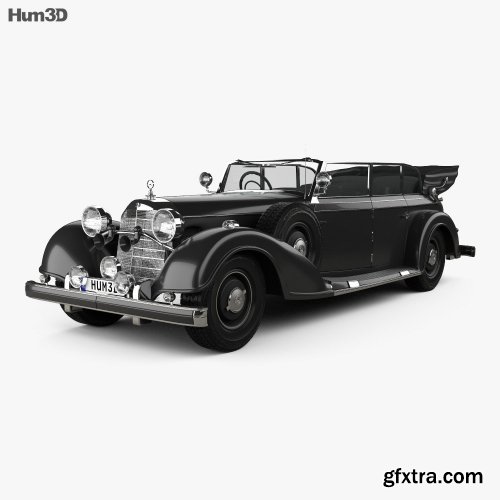 Mercedes-Benz 770K 1936 3D model