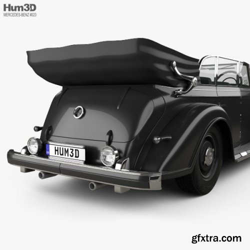 Mercedes-Benz 770K 1936 3D model