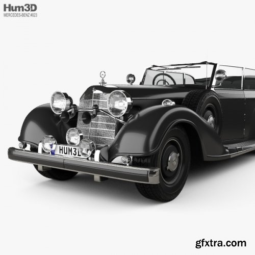 Mercedes-Benz 770K 1936 3D model