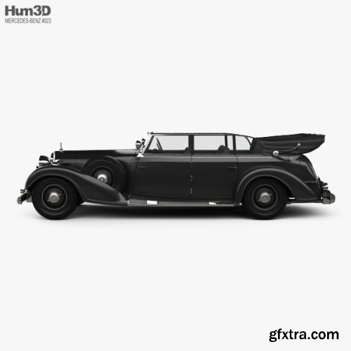 Mercedes-Benz 770K 1936 3D model