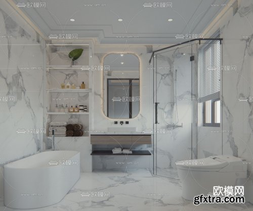 Modern Style Bathroom 94