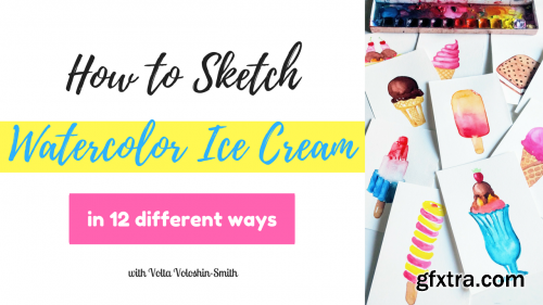  How To Sketch Watercolor Ice Cream: 12 Different Ways