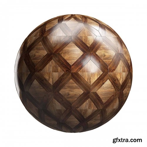 Dark diamond wood parquet PBR Texture