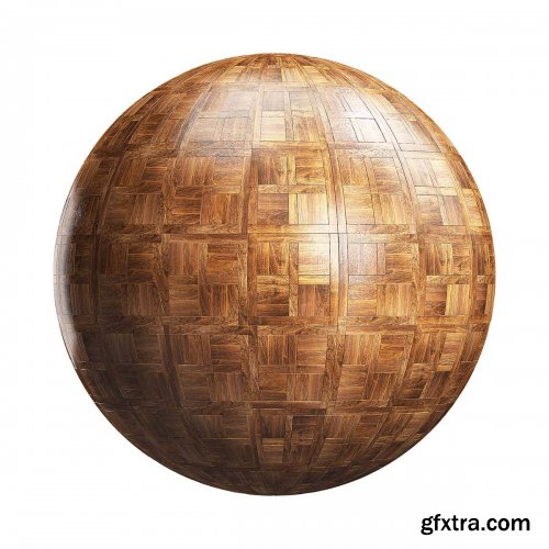 Dark chantilly wood parquet 03 PBR Texture