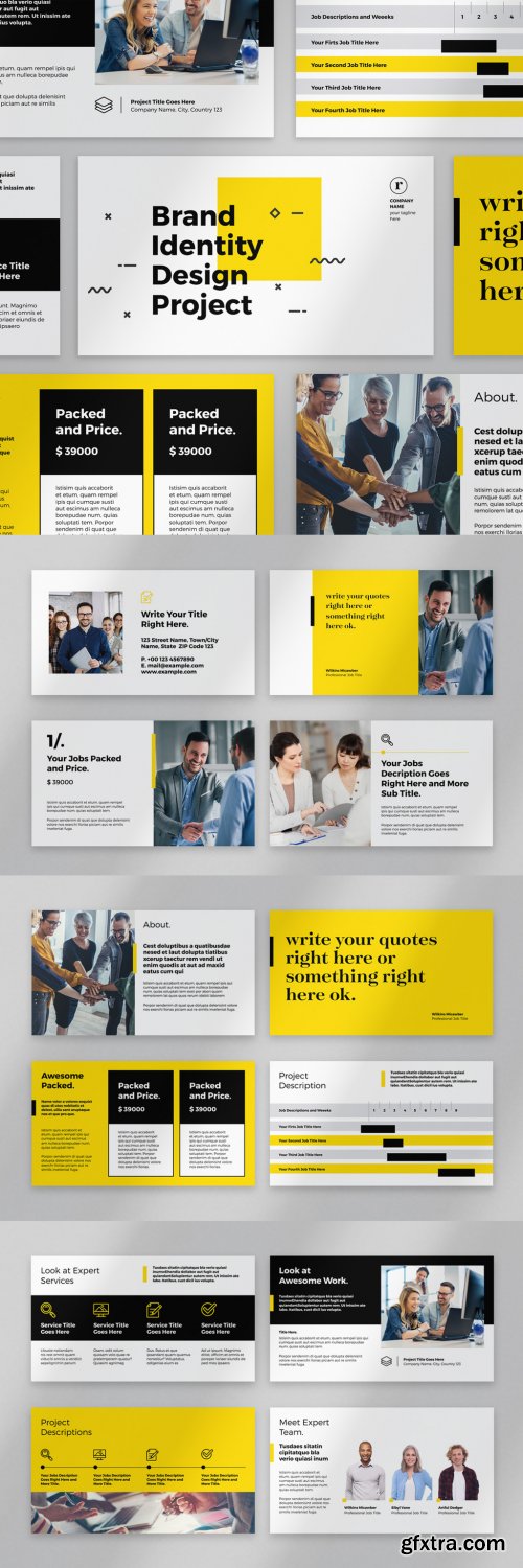 Yellow and Black Presentation Layout 331763089