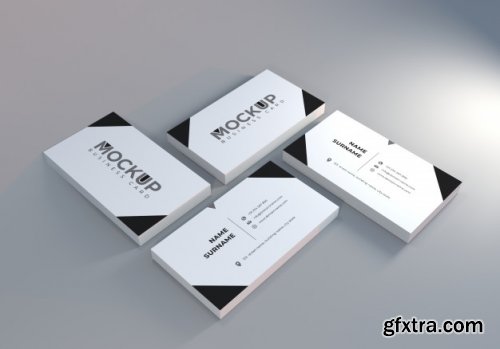 Realistic business card mockup