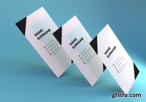 Realistic business card mockup