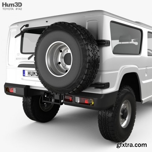 Toyota Mega Cruiser 1996 3D model