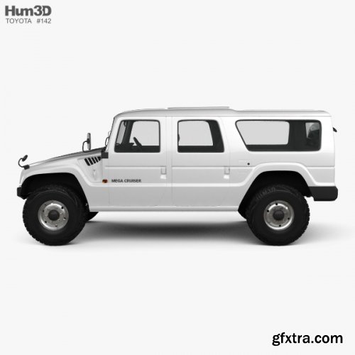 Toyota Mega Cruiser 1996 3D model