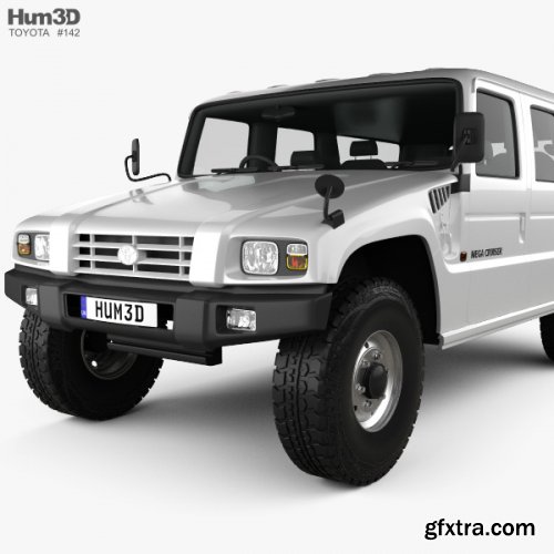 Toyota Mega Cruiser 1996 3D model