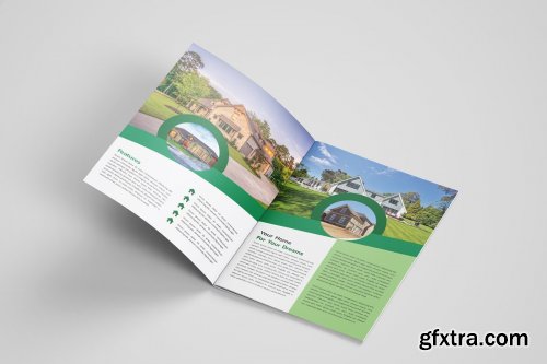 CreativeMarket - Real Estate Brochure Design Template 4542606