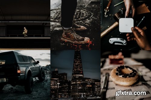 CreativeMarket - Matte Black Lightroom Presets 4474206