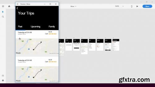  Create Uber App In Adobe XD