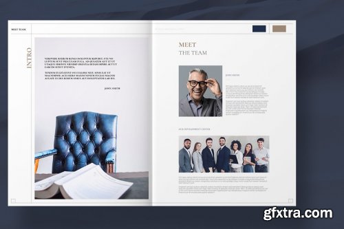 CreativeMarket - Business Brochure Layout 4723163