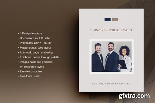 CreativeMarket - Business Brochure Layout 4723163