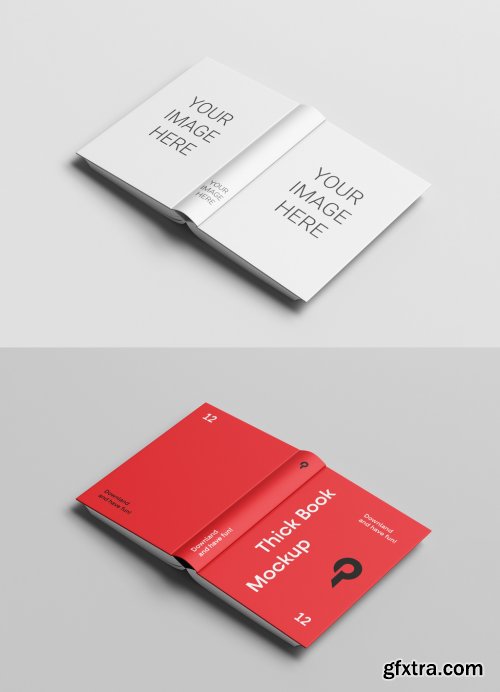 Cover Side of Open Book Mockup 332736876