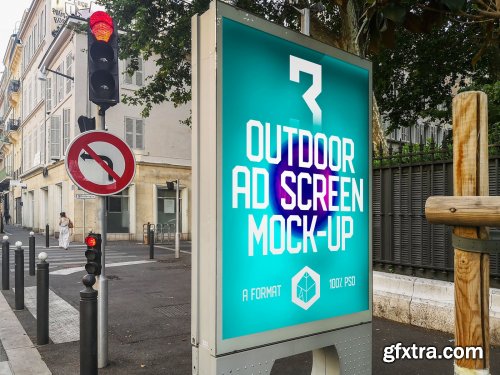 CreativeMarket - Outdoor Ad Screen MockUps Bundle 4655707