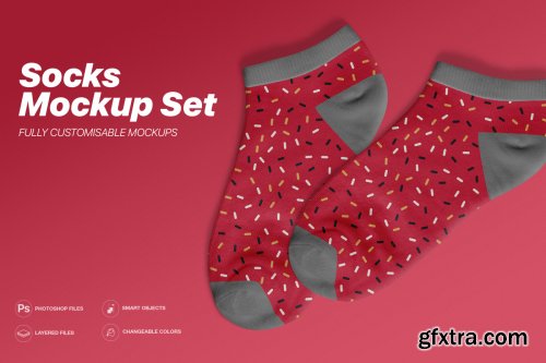 Socks Mockup Set