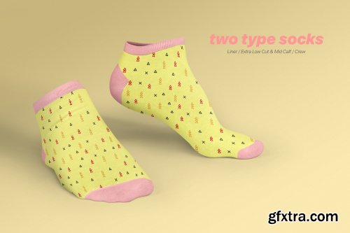 Socks Mockup Set