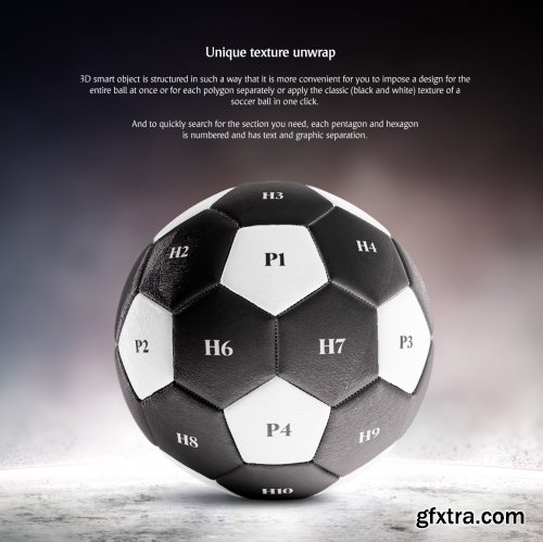 CreativeMarket - Soccer Ball Animated Mockup 4731829