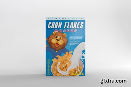 CreativeMarket - Cereal Package Mockup 4124464