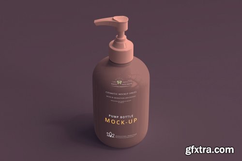 CreativeMarket - Pump Bottle Mockup 3066123